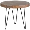 East At Main Larkin Teak Accent Table Home