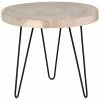 East At Main Larkin Teak Accent Table Home