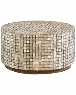 East At Main Cummings Coconut Shell Coffee Table Home