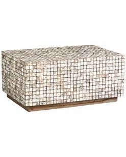 East At Main Dellwood Coconut Shell Coffee Table Home