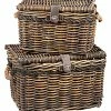 East At Main Dorothy Woven Baskets (Set Of 2) Home