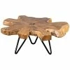 East At Main Misool 9in Live Edge Teak Riser Home
