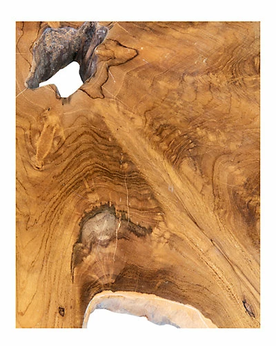 East At Main Misool 9in Live Edge Teak Riser Home 2 East At Main Misool 9in Live Edge Teak Riser Home - Image 2