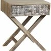 East At Main Lauren Acacia Side Table Home