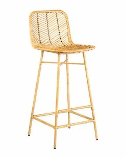 East At Main Paradiso Rattan Bar Stool Home