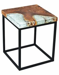 East At Main Brooklyn Teak Side Table Home