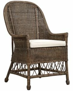 East At Main Daphnie Rattan Arm Chair Home