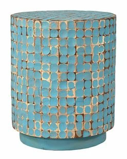 East At Main Brillion Coconut Shell Accent Table Home