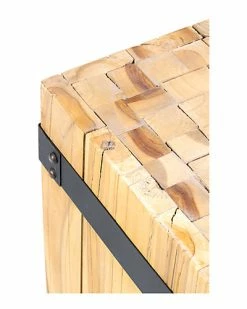 East At Main Industrial Teak Accent Table Home -East at Main Sales Store 3050748719 RLLD 3