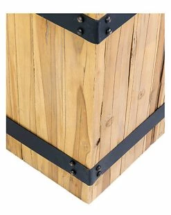 East At Main Industrial Teak Accent Table Home -East at Main Sales Store 3050748719 RLLD 4