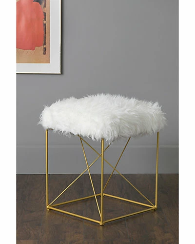 East At Main Estella Leather Stool Home 2 East At Main Estella Leather Stool Home - Image 2
