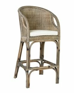 East At Main Celeste Rattan Barstool Home