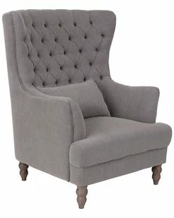 East At Main Zafiro Upholstered Wing Back Chair Home