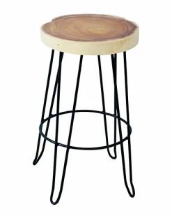East At Main Organic Counterstool With Iron Legs Home