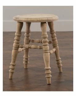 East At Main Promenade Antique Stool Home